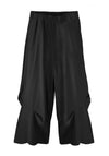 Elsewhere Pleated Wide Leg Trousers, Black