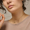 Enamel Amore Heart Necklace, Gold