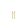 Enamel Eleanor Earrings, Gold