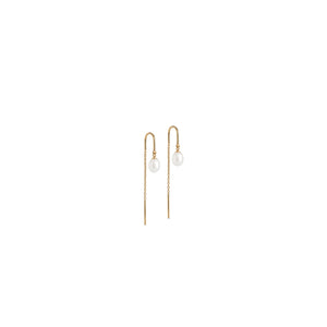 Enamel Eleanor Earrings, Gold