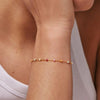 Enamel Lola Bracelet, Gold & Pastel Multi