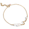 Enamel Pearlie Twist Bracelet, Gold