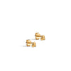 Enamel Rio Mini Stud Earrings, Gold