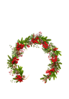 Enchante Festive Gathering 150cm Red Berry Garland