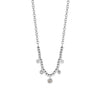 Newbridge Ti Amo Light Peach Necklace, Silver