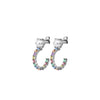 Dyrberg/Kern Esprit Pearl Earrings, Silver & Pastel Multi