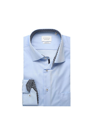 1863 By Eterna Comfort Fit Shirt, Light Blue