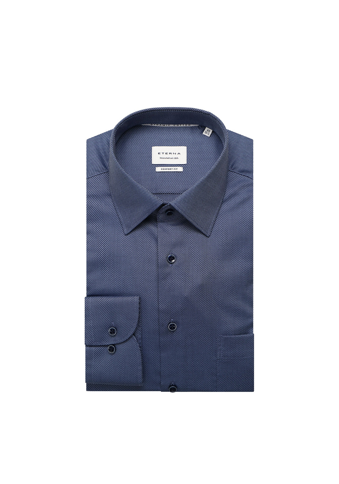 1863 by Eterna Comfort Fit Shirt, Dark Blue