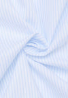 Eterna Comfort Fit Stripe Shirt, Blue & White