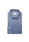 1863 by Eterna Comfort Fit Textured Shirt, Blue