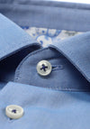 1863 by Eterna Comfort Fit Textured Shirt, Blue