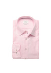 Eterna Comfort Fit Textured Shirt, Pink