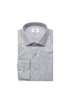 1863 By Eterna Modern Fit Print Shirt, Light Blue