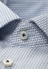 1863 By Eterna Modern Fit Print Shirt, Light Blue