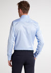 1863 by Eterna Plain Slim Fit Shirt, Light Blue