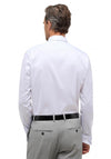 1863 by Eterna Slim Fit Twill Double Cuff Shirt, White