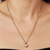 Dyrberg/Kern Ette Vintage Rose Crystal Necklace, Gold