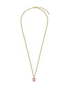 Dyrberg/Kern Ette Vintage Rose Crystal Necklace, Gold