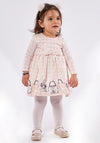 Ebita Girl Accessory Print Dress & Bag Set, Pink