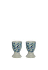 Shannonbridge Set of 2 Egg Cups, Blue Daisy