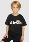 Ellesse Boys Malia Logo T-Shirt, Black