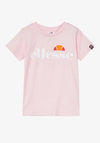 Ellesse Girls Jena Logo T-Shirt, Light Pink