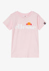 Ellesse Girls Jena Logo T-Shirt, Light Pink