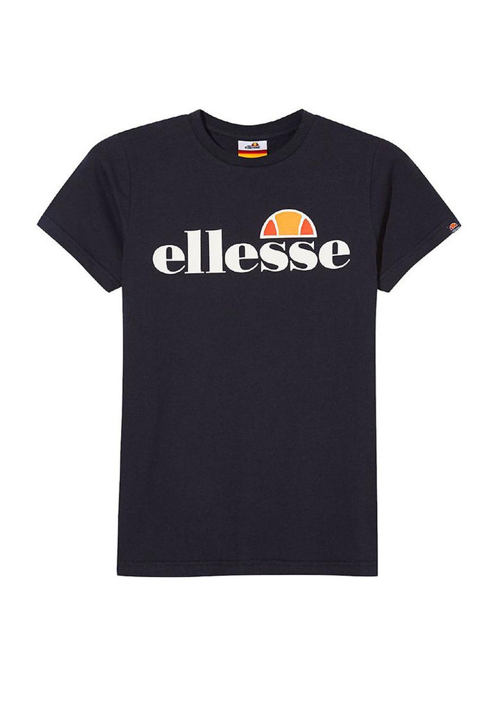 Logo Girls Navy Ellesse McElhinneys T-Shirt, Jena -