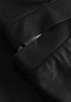Elsewhere Alegre Patch Pattern Jersey Jacket, Black