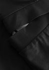 Elsewhere Alegre Patch Pattern Jersey Jacket, Black