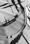 Elsewhere Araras Bold Print Midi Tunic Dress, Anthracite