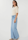 Esqualo Sequin Short Sleeve Knit Sweater, Cream