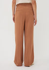 EsQualo Basic Casual With Belt Trousers, Tan
