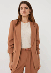 EsQualo Three-Quarter Length Sleeve Blazer, Tan