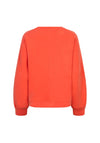 EsQualo Stitch Detail Round Neck Sweater, Coral