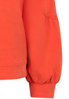 EsQualo Stitch Detail Round Neck Sweater, Coral