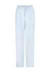 Esqualo Woven Elasticated Wide Leg Trousers, Light Blue