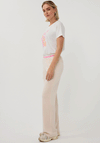 Esqualo Sequin Graphic Print T-Shirt, White