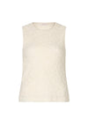 Esqualo Textured Vest, Cream