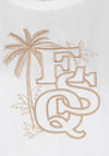Esqualo Tropical Print T-Shirt, White