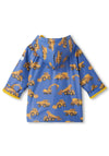 Hatley Baby Boy Construction Trucks Rain Jacket, Blue