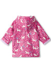 Hatley Baby Girl Unicorn Forest Rain Jacket, Pink