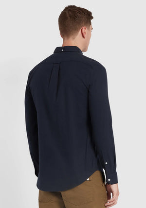 Farah Alban Slim Fit Shirt, True Navy
