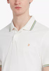 Farah Alvin Polo Shirt, Ecru