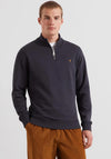 Farah Arnold Quarter Zip Sweatshirt, True Navy