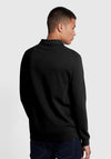 Farah Blanes Long Sleeve Polo Shirt, Black