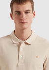 Farah Blanes Polo Shirt, Beige Marl