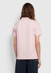 Farah Blanes Polo Shirt, Mid Pink Marl