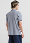 Farah Bowes Tipped Polo Shirt, Icelandic Blue