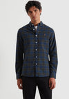 Farah Brewer Check Oxford Shirt, Evergreen